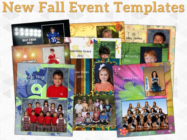 School Fall Event Templates by Integrity School Portraits