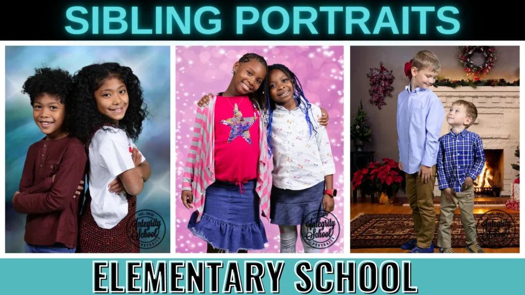 Sibling Portraits Integrity School Portraits